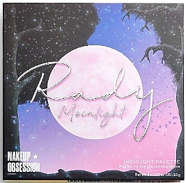 paletka rozświetlaczy do twarzy - Makeup Obsession X Rady Moonlight/Sunlight Highlighter Palette — Zdjęcie N5