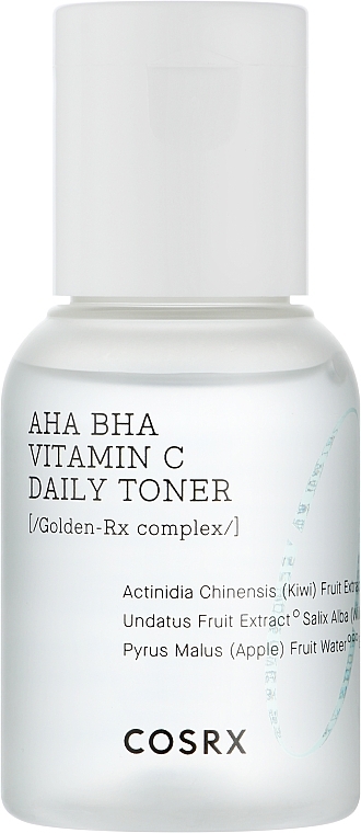 Rewitalizujący toner do twarzy - Cosrx Refresh AHA BHA Vitamin C Daily Toner