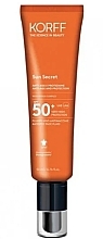 Kup Przeciwstarzeniowy fluid do twarzy z filtrem SPF50+ - Korff Sun Secret Anti-Age Anti Spot Face Fluid SPF50