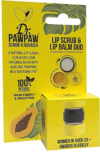 PRZECENA! Peeling i odżywka do ust - Dr.Pawpaw Lip Scrub & Nourish * — Zdjęcie N1