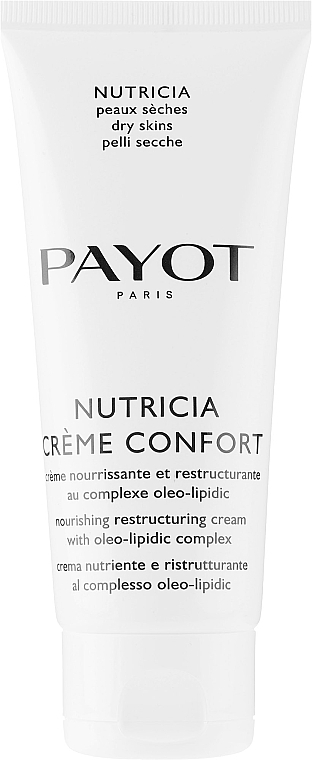 Odżywczy i regenerujący krem do skóry suchej - Payot Nutricia Crème Confort Nourishing & Restructuring Cream — Zdjęcie N3