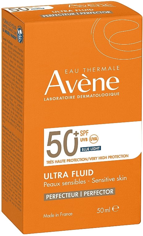 Fluid chroniący przed słońcem - Avene Eau Thermale Ultra Fluid Perfector SPF50+ — Zdjęcie N2