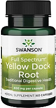 Kup Suplement diety Yellow Dock Root, 400 mg, 60 kapsułek - Swanson Full Spectrum Yellow Dock Root