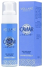Odmładzające serum do twarzy z czarnym kawiorem - Vollare Cosmetics Caviar Extract Day And Night Face Serum — Zdjęcie N1