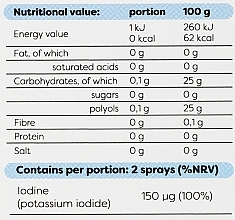 Dodatek do żywności w sprayu Jod, smak wiśniowy - Osavi Iodine Oral Spray — Zdjęcie N4