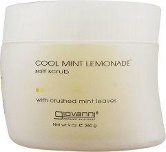 Kup Scrub solny do ciała Miętowa lemoniada - Giovanni Cool Mint Lemonade Salt Scrub