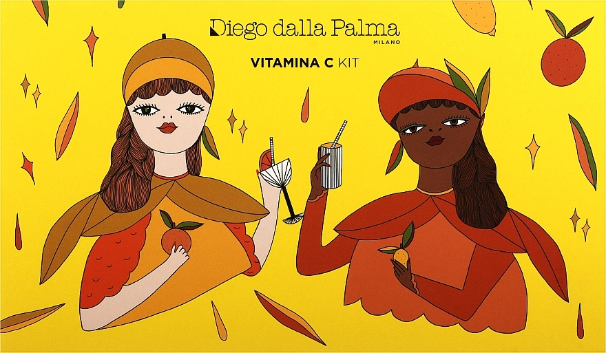 Zestaw - Diego Dalla Palma Kit Vitamina C (f/ser/30ml + f/cresm/25ml + remov/50ml) — Zdjęcie N1