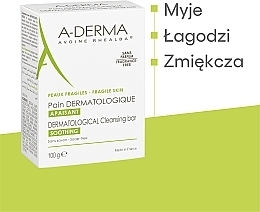 Mydło dermatologiczne dla podrażnionej skóry Owies Rhealba - A-Derma Soap Free Dermatological Bar — Zdjęcie N3