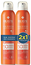 Zestaw - Rilastil Sun System SPF50 (sun/spray/2x200ml) — Zdjęcie N1