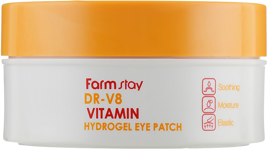 Witaminowe płatki pod oczy - FarmStay DR-V8 Vitamin Hydrogel Eye Patch — Zdjęcie N4