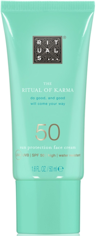 Krem do twarzy - Rituals The Ritual of Karma Sun Protection Face Cream 50 — Zdjęcie N1