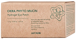 Odmładzające plastry hydrożelowe z fitomucyną z okry - Jayjun Okra Phyto Mucin Hydrogel Eye Patch — Zdjęcie N2