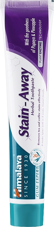 Pasta do zębów - Himalaya Herbals Gum Expert Stain-Away Toothpaste — Zdjęcie N1