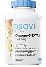 Kup Suplement diety Omega-3 Extra, w kapsułkach miękkich - Osavi Omega-3 Extra 1300mg Lemon Softgels