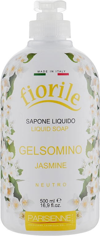 Mydło w płynie Jaśmin - Parisienne Italia Fiorile Jasmine Liquid Soap