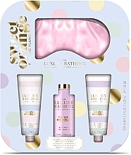 Kup Zestaw - Grace Cole The Luxury Bathing Nourishing Delights Set (b/cr/50 ml + h/cr/50 ml + acc/1 pcs + sh/gel/100 ml) 