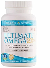 Suplement diety Ultimate Omega 1120 mg - Nordic Naturals Ultimate Omega 2X Mini 1120mg Strawberry — Zdjęcie N2
