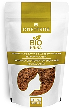 Bezbarwna naturalna roślinna odżywka do włosów krótkich i półdługich - Orientana Bio Henna — фото N1