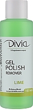 Kup Zmywacz do lakieru hybrydowego z ekstraktem z limonki - Divia Gel Nail Remover