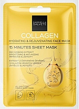 Kolagenowa maska nawilżająco-odmładzająca do twarzy - Gabriella Salvete Collagen Hydrating & Rejuvenating 15 Minutes Sheet Mask — Zdjęcie N1
