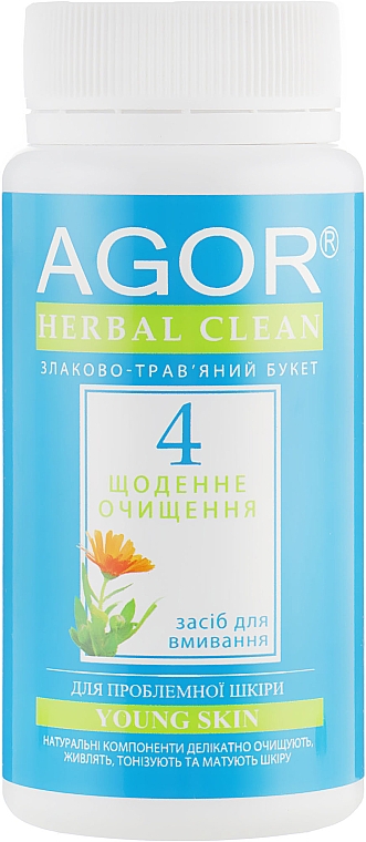 Codzienne oczyszczenie nr 4 do cery problematycznej - Agor Herbal Clean Young Skin