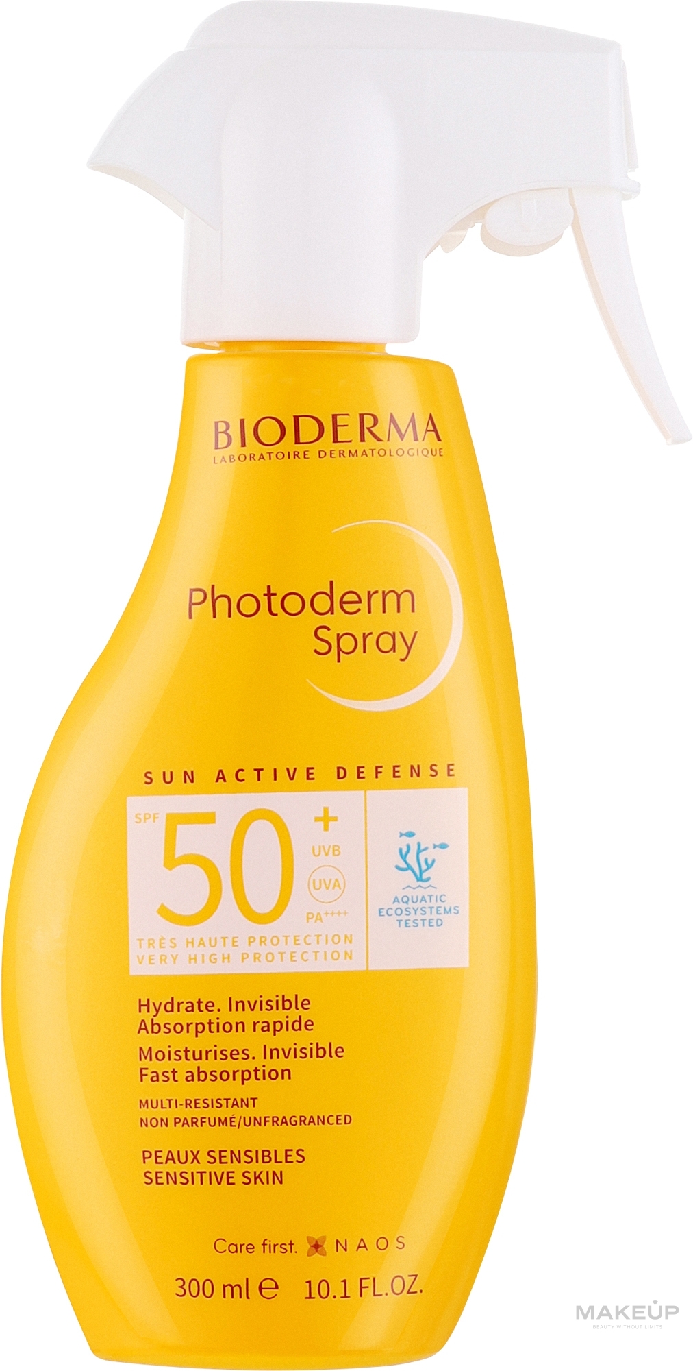 Spray do ciała z filtrem przeciwsłonecznym - Bioderma Photoderm SPF50 Spray — Zdjęcie 300 ml