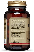 Aminokwas L-tyrozyna w kapsułkach, 500 mg - Solgar L-Tyrosine — Zdjęcie N3