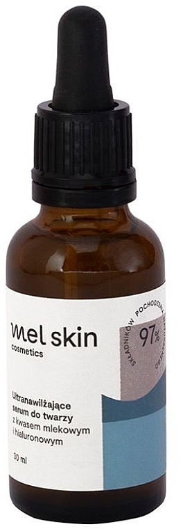 Nawilżające serum do twarzy z kwasem hialuronowym - Mel Skin Face Serum — Zdjęcie N1