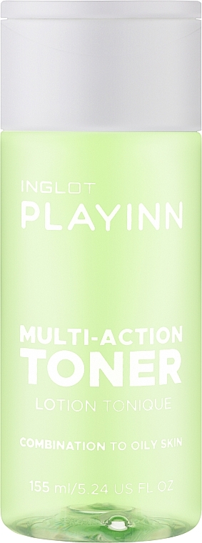 Wielofunkcyjny tonik do skóry tłustej i mieszanej - Inglot Playinn Multi-Action Toner Combination To Oily Skin — Zdjęcie N1