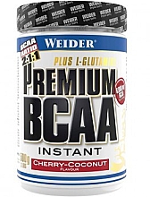 Aminokwasy BCAA z wiśnią i kokosem - Weider Premium BCAA Cherry-Coconut — Zdjęcie N1