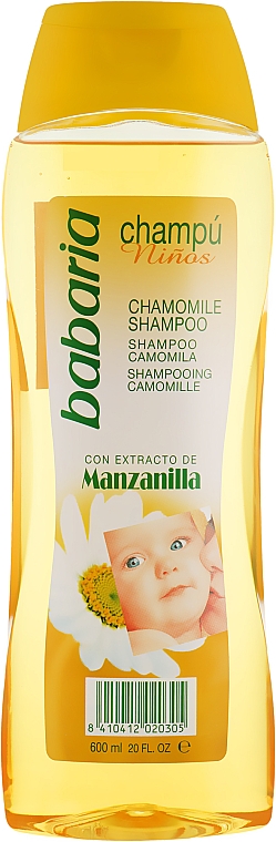 Szampon do włosów dla dzieci z rumiankiem - Babaria Chamomile Shampoo — Zdjęcie N1