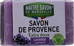 Kup Mydło w kostce do rąk Lawenda - Maitre Savon De Marseille Savon De Provence Lavender Soap Bar