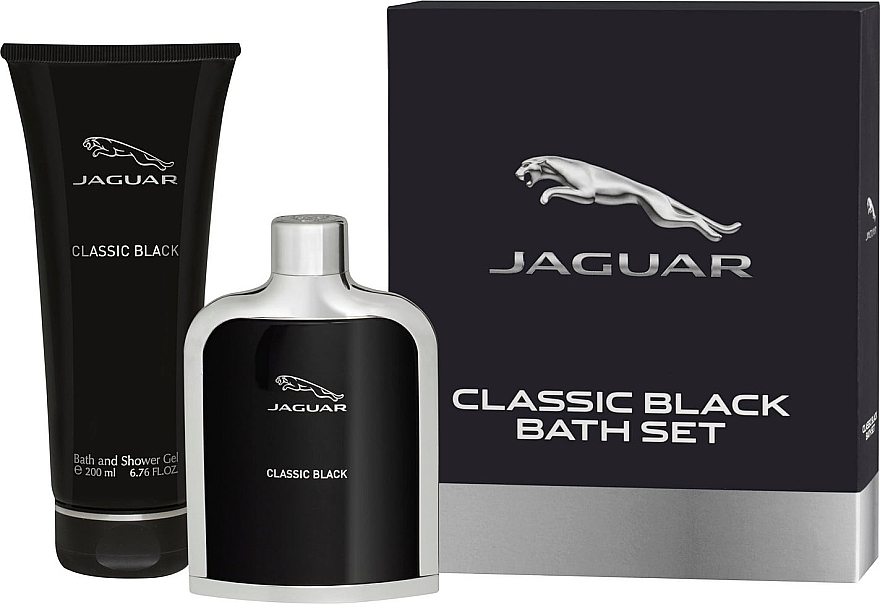 Jaguar Classic Black - Zestaw (edt 100 ml + sh/gel 200 ml) — Zdjęcie N1