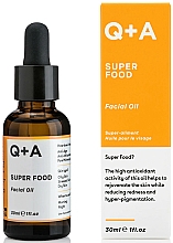 Olejek do twarzy - Q+A Super Food Facial Oil — Zdjęcie N2