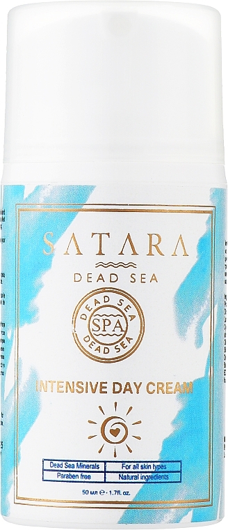 Intensywny krem ​​na dzień do każdego rodzaju skóry - Satara Dead Sea Intensive Day Cream For All Skin Types — Zdjęcie N1