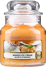 Świeca zapachowa w słoiku - Yankee Candle Mango Ice Cream Candle — Zdjęcie N1