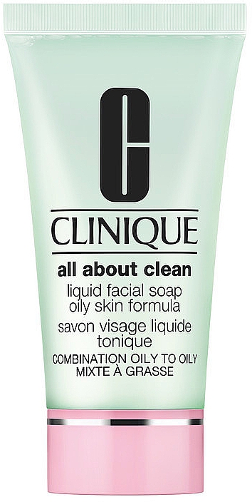 Mydło w płynie do skóry tłustej - Clinique All About Clean Liquid Facial Soap — Zdjęcie N1