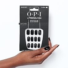 Zestaw sztucznych paznokci - OPI Xpress/On Lady In Black — Zdjęcie N6