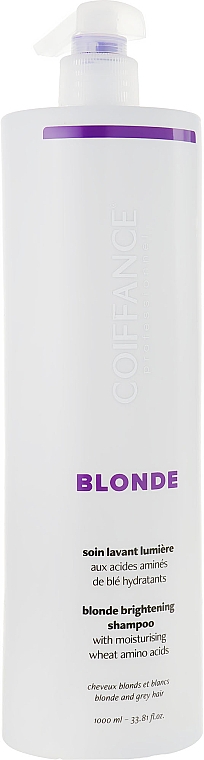 Szampon do włosów blond - Coiffance Professionnel Blond Brightening Shampoo — Zdjęcie N1