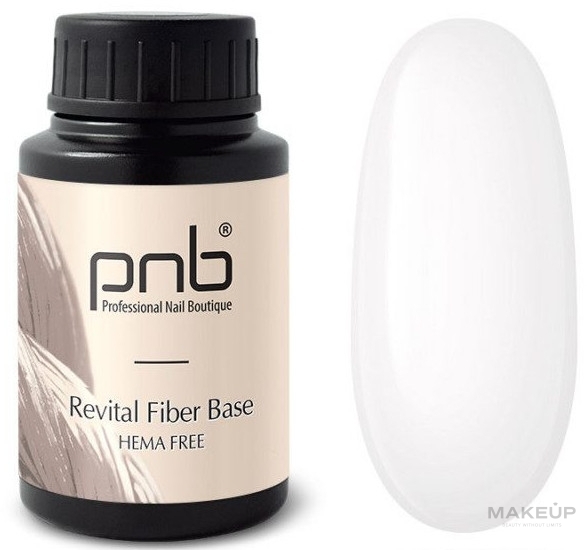 Baza odbudowująca z włóknami nylonowymi, 30 ml - PNB Revital Fiber Base — Zdjęcie Fiber Clear