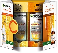 Zestaw do pielęgnacji twarzy - Garnier Skin Naturals Vitamin C (ser/2x30ml) — Zdjęcie N2