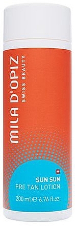 Balsam do opalania - Mila D’Opiz SUN SUN Pre Tan Lotion — Zdjęcie N1