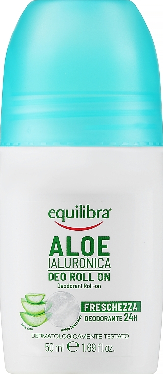 Aloesowy dezodorant w kulce - Equilibra Aloe Deo Aloes Roll-On — Zdjęcie N1