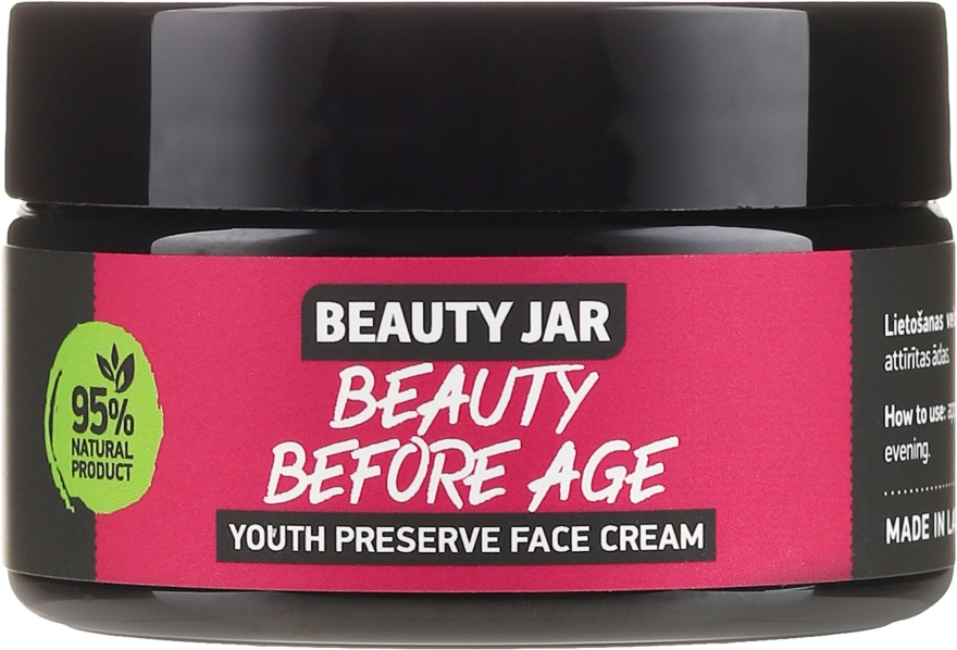 Naturalny przeciwzmarszczkowy krem do twarzy - Beauty Jar Beauty Before Age Youth Preserve Face Cream — Zdjęcie N2