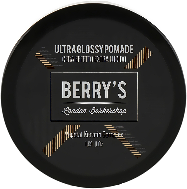 Pomada do stylizacji włosów z ultrablaskiem - Brelil Berry's Ultra Glossy Pomade — Zdjęcie N1