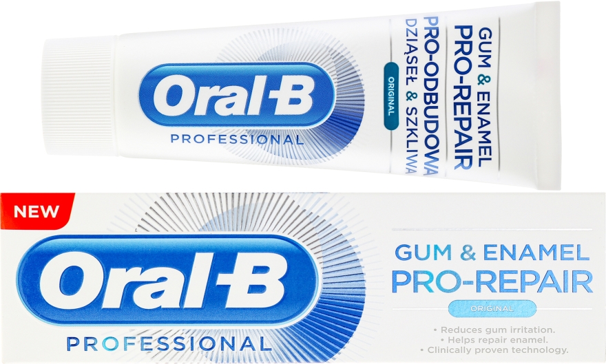 Odbudowująca pasta do zębów - Oral-B Professional Gum & Enamel Pro-Repair Original — Zdjęcie N1