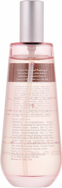 Olejek do ciała - Rituals The Ritual of Sakura Dry Body Oil — Zdjęcie N2