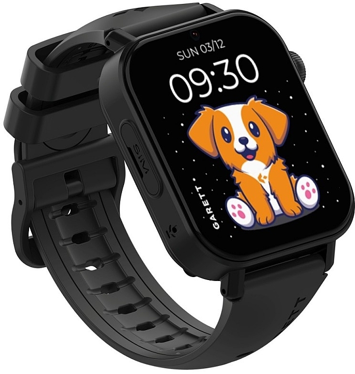 Inteligentny zegarek dziecięcy, czarny - Garett Smartwatch Kids Rel 4G — Zdjęcie N6