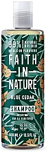 Kup Szampon do wszystkich rodzajów włosów Niebieski cedr - Faith In Nature Blue Cedar Shampoo