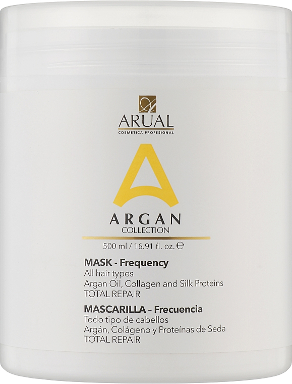 Maska do wszystkich rodzajów włosów - Arual Argan Collection Frequency Mask — Zdjęcie N3